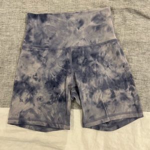 Lululemon Align Short 6” - RARE DIAMOND DYE ICED IRIS PERI PURPLE